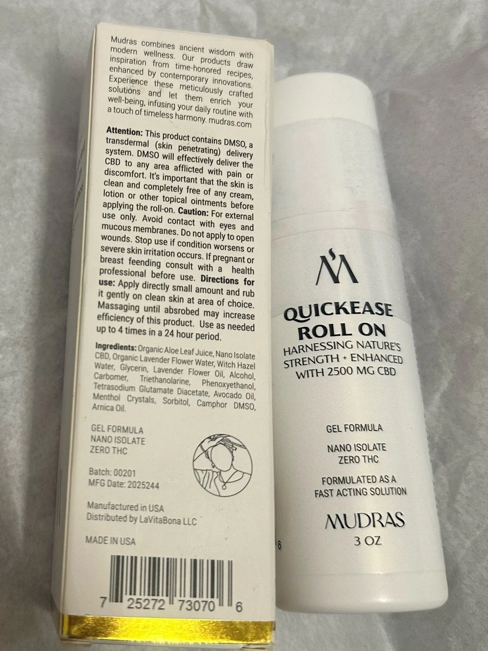 Mudras-Quickease roll on
